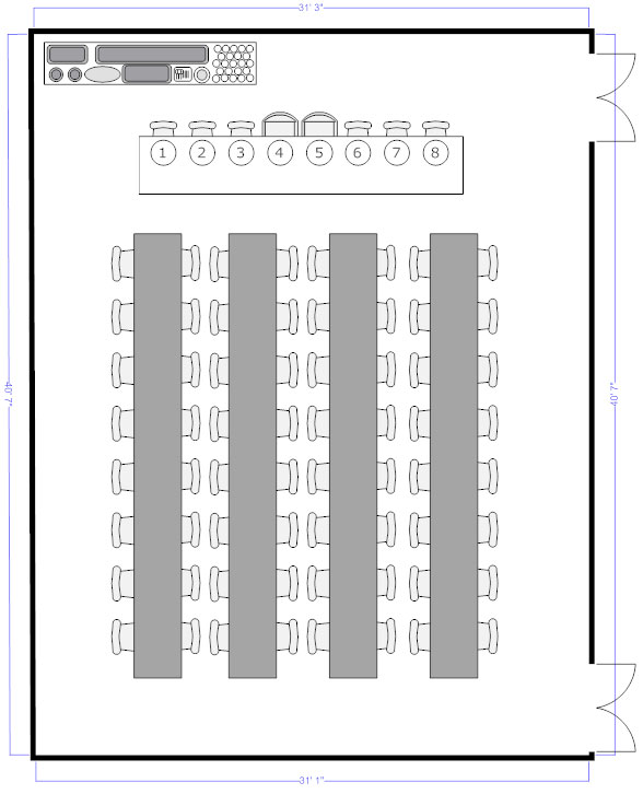 Seating chart template