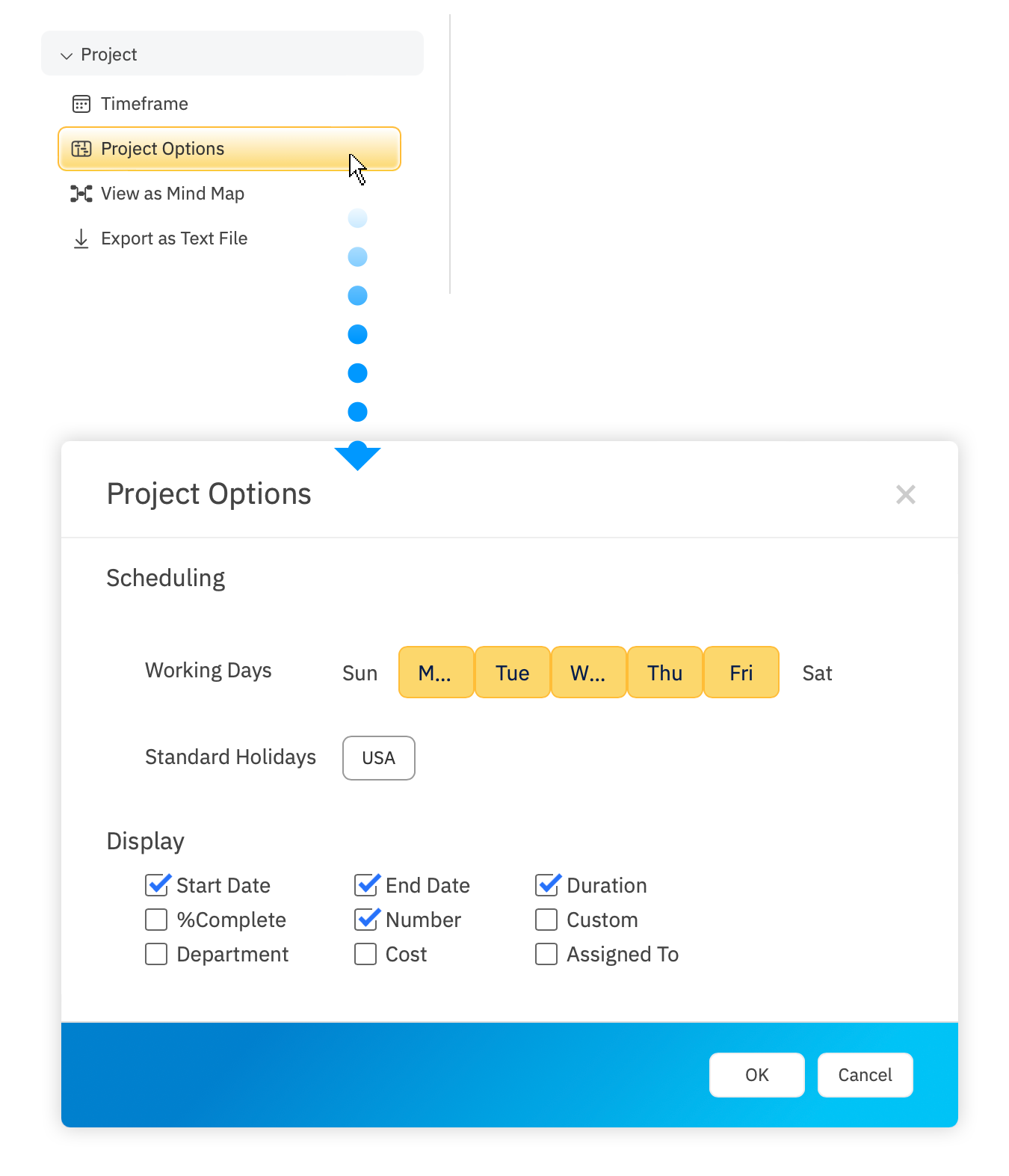 Project timeline