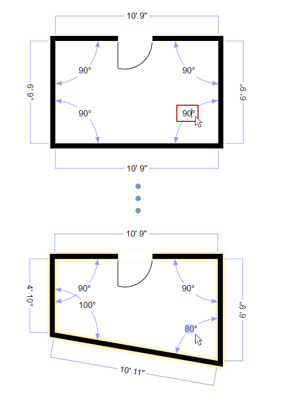 Adjust angles