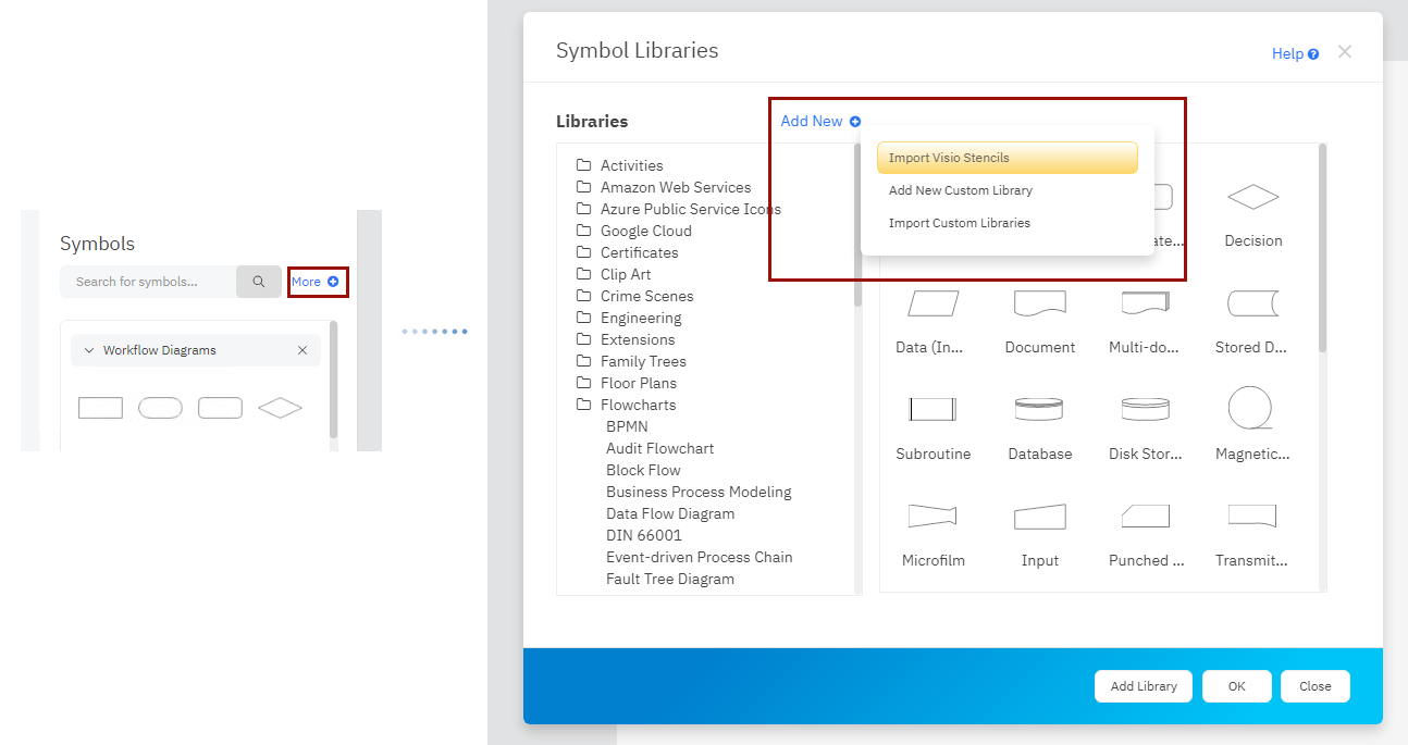 Import Visio Stencil