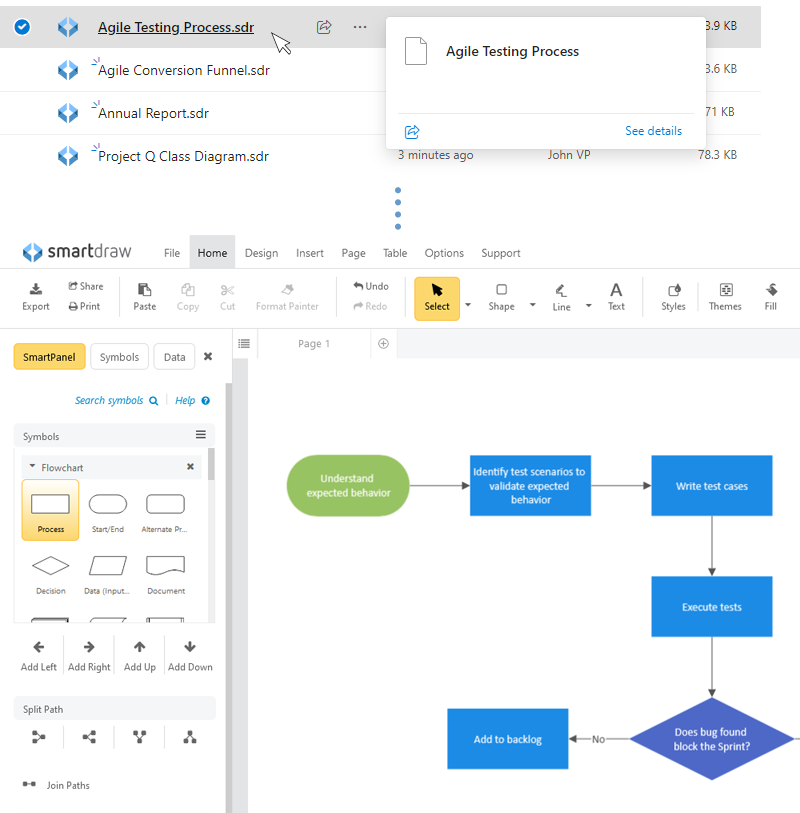 Open files directly from OneDrive