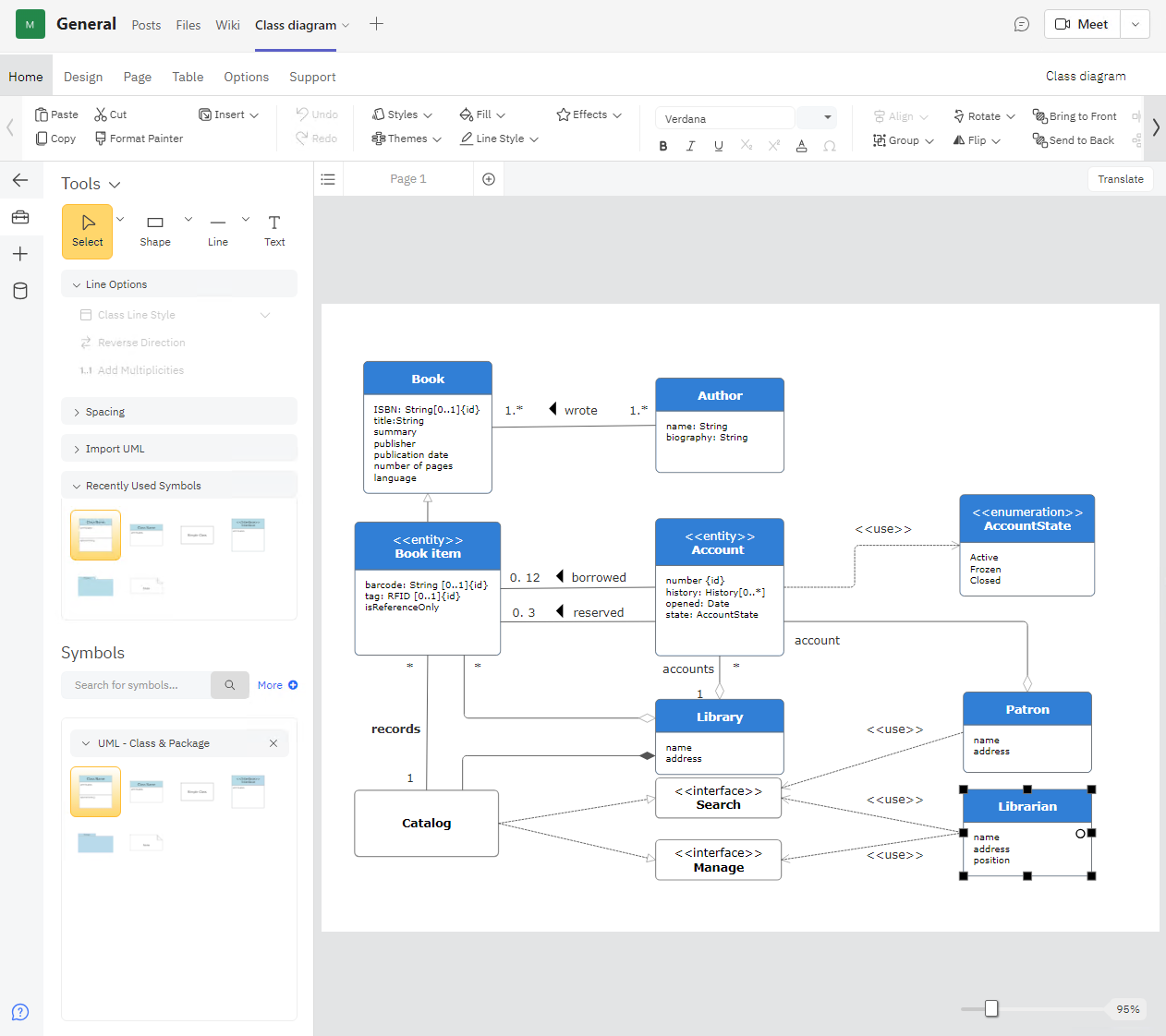 SmartDraw inside Teams