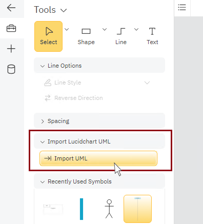 Import Lucidchart UML